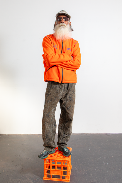 Orange fleece